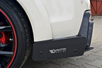 Maxton Design - RACING REAR SIDE SPLITTERS HONDA CIVIC IX TYPE R (2015-2017)