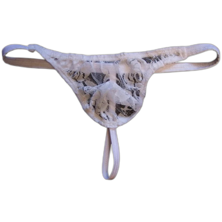 Lace That Pops For Power Bottoms Thong