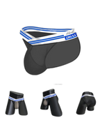 2-pack Men's Sexy Semi-transparent Mesh Briefs