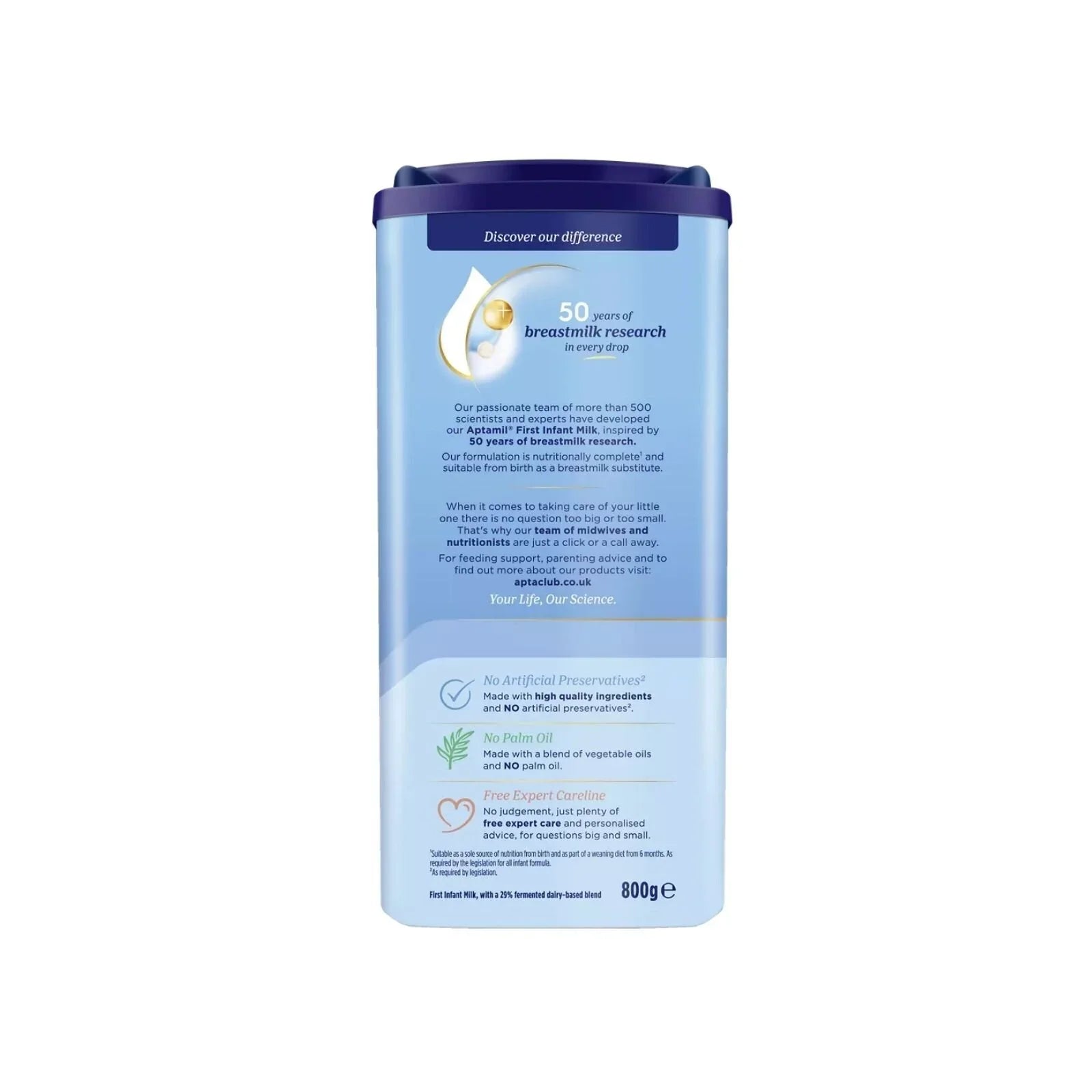 Aptamil 1 First Infant Milk Formula from Birth 800g