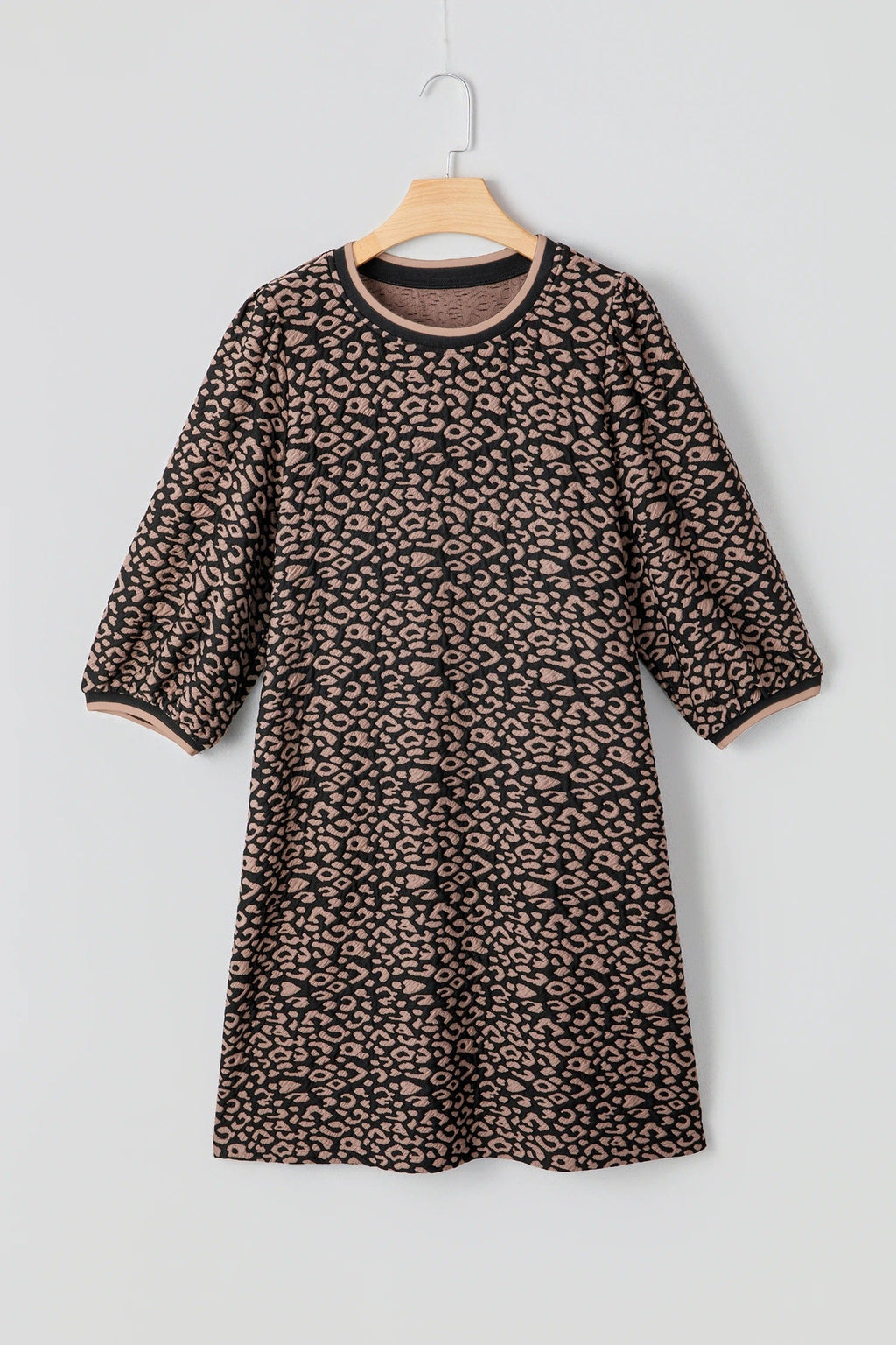 Women's Crab-patterned Printed Long-sleeve V-neck Dress