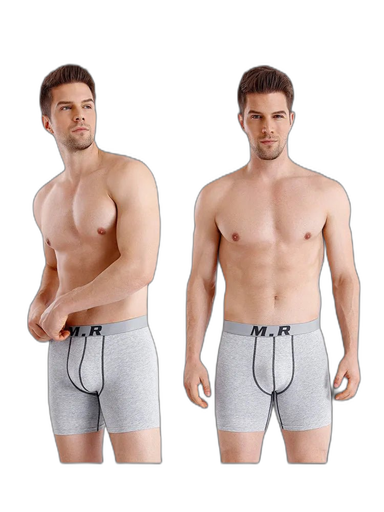 4 Pack Anti-Chafing High Elasticity Sports Boxer Briefs