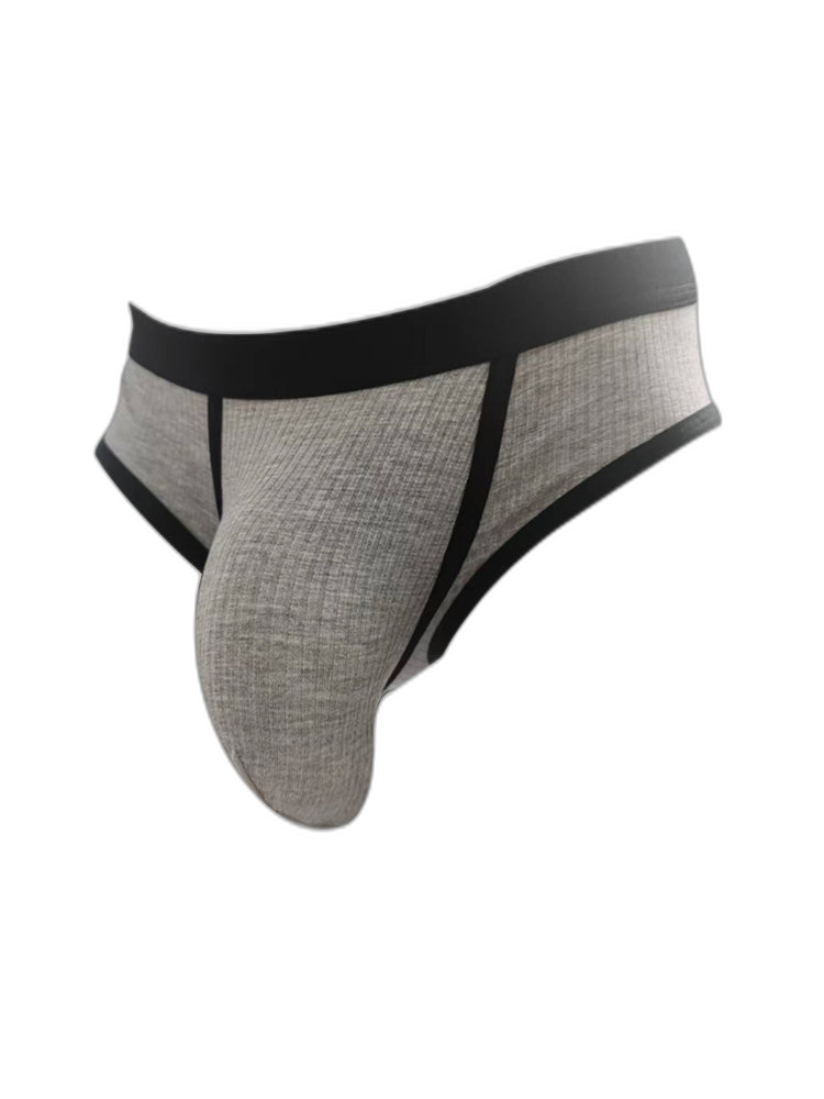 3 Pack Men's Seamless Comfort Large Supportive Pouch Sexy Low-Rise Briefs