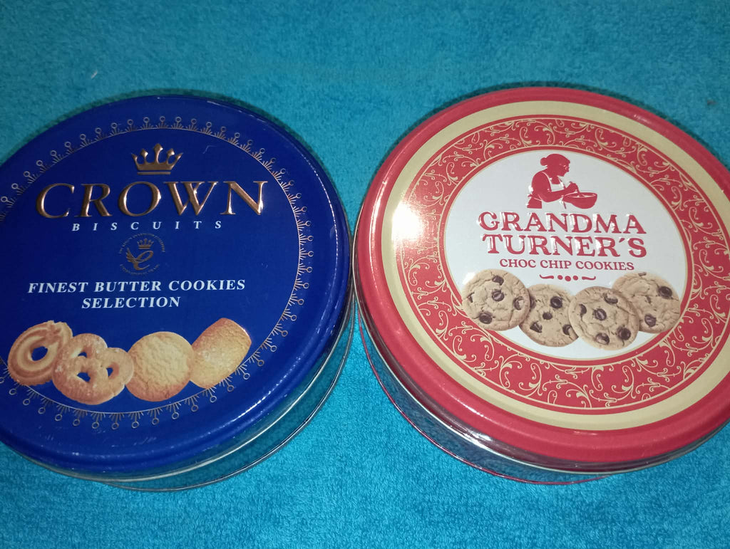 GRANDMA TURNER CHOC CHIP COOKIES 140G & CROWN BUTTER COOKIES SELECTION 140G