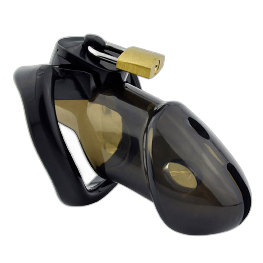 LOCK4D Rikers Chastity Cock Cage Black