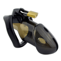 LOCK4D Rikers Chastity Cock Cage Black