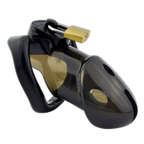 LOCK4D Rikers Chastity Cock Cage Black