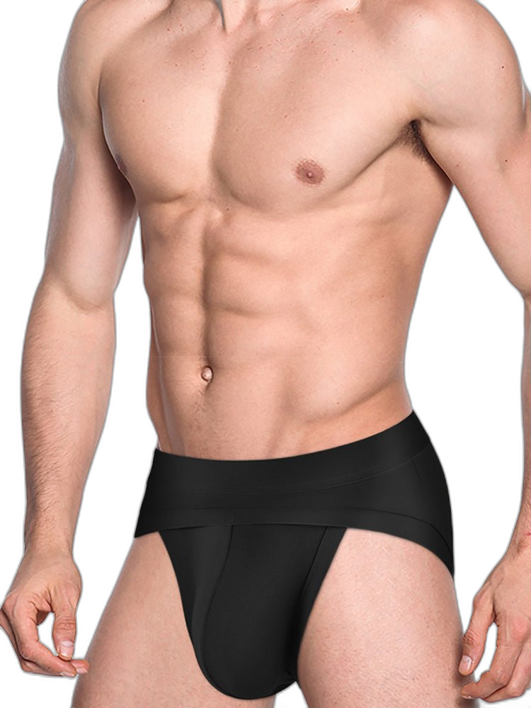 2 Pack Men's Ultra-Soft Fabric Stretch Fit Supportive Pouch Breathable Briefs