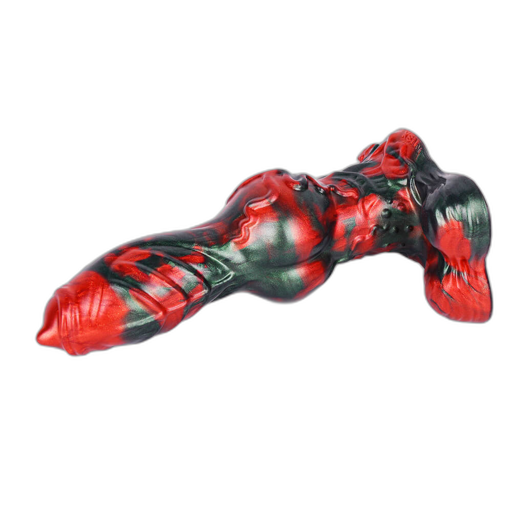 Krampus - 8.5 Inch Knotted Dog Dildo - Fantasy Silicone Dildo