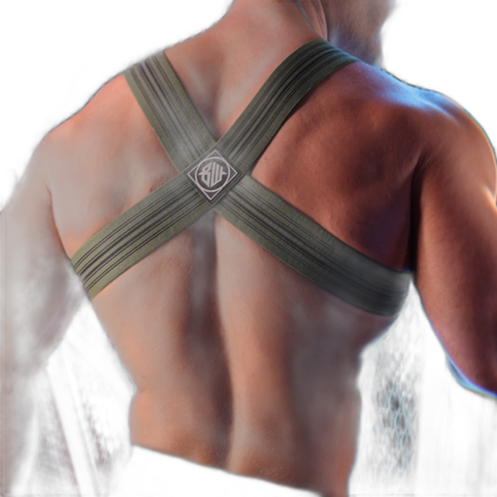 Breedwell Cumdump Bulldog Harness Army Green