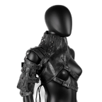 Steampunk Armor-Style Shoulder Bag Harness