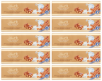 10 x Lindt Gold Swiss Premium Hazelnut Milk Chocolate - 300G