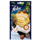 8 x Purina Felix Treats Goody Bag Original 60Gm