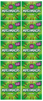 10 x Quality Street Cool Mint Matchmakers Box 120Gm