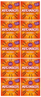 10 x Quality Street Zingy Orange Matchmakers Box 120Gm