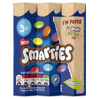 16 x Nestle Smarties 3Pk 3X34Gm