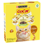 6 x Go Cat Turkey Chicken & Veg 320Gm
