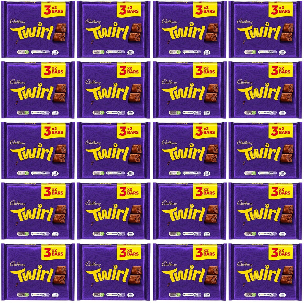 20 x Cadbury Twirl 5pk - 107.5GM