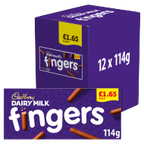 12 x Cadbury Fingers - 114GM