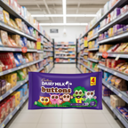 18 x Cadbury Dairy Milk Buttons 4pk - 57.6GM