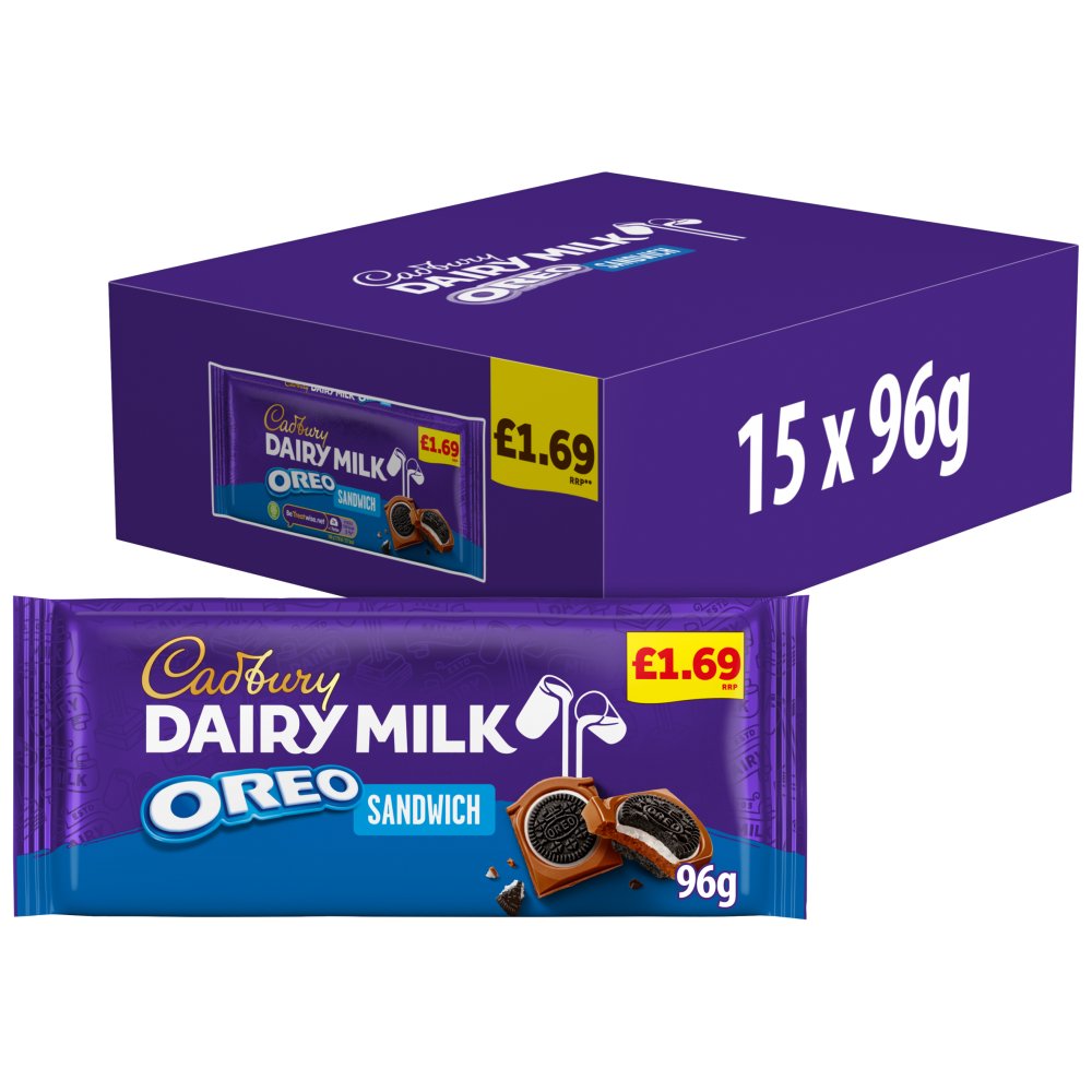 15 x Cadbury Oreo Sandwich - 96GM