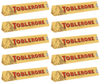 10 x Toblerone Milk Chocolate Large Bar - 340Gm