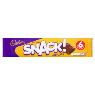24 x Cadbury Snack Shortcake 6Pk 120Gm