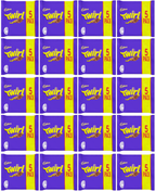 20 x Cadbury Twirl Snacksize 5Pk 108Gm