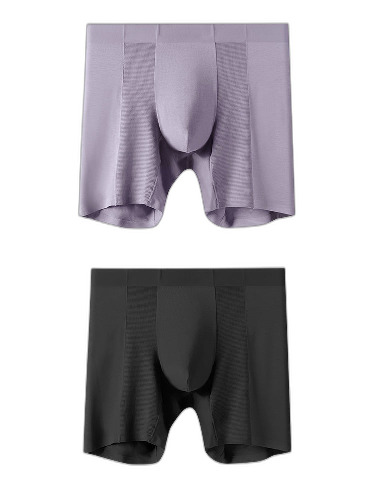 2 Pack Men’s Long Athletic Boxer Briefs
