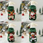 Pet Christmas Costumes Flannel Material Suitable For Small Cats And Dogs