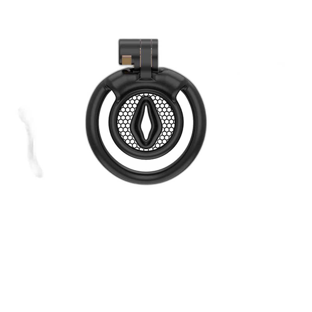 Fortis - Inverted Chastity Cage With Five Rings