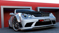Maxton Design - FRONT SPLITTER MERCEDES CLK W209 (FOR ME-CLK-209-BLACK-F1 BUMPER)