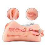 Junko Realistic Pocket Pussy - 3-in-1 Male Masturbator