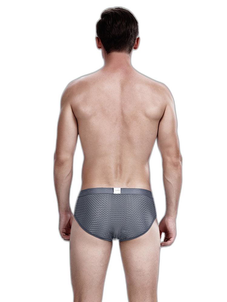 4 Pack Breathable Ice Silk Antibacterial Men's Briefs