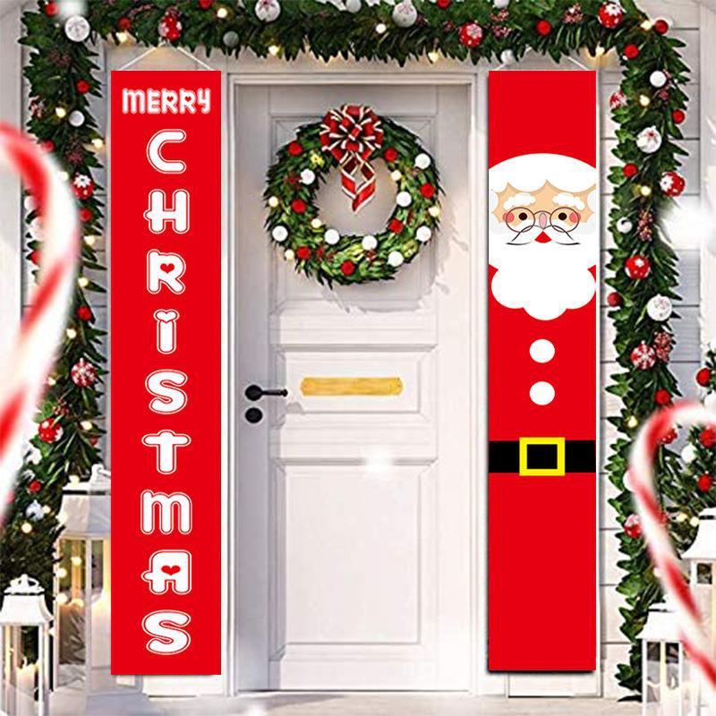 Christmas Couplet Snowman Penguin Holiday Decoration