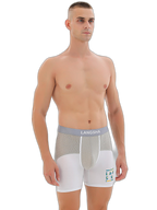 Men's Anti-Chafing Sports Boxer Briefs with Spacious Pouch