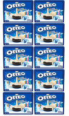 10 X 6 packs Oreo White Chocolate Snowy Covered 246GM