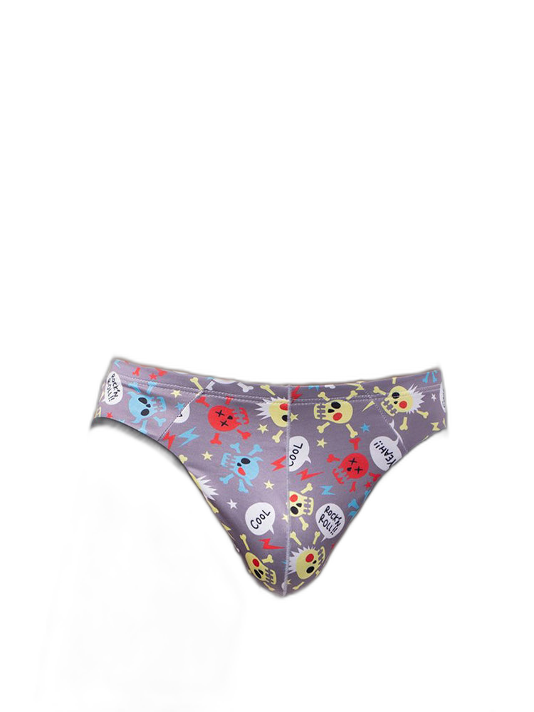 3 Pack Men's Skull Print Thong - Edgy & Sexy