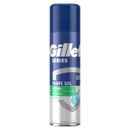 6 x Gillette Shave Gel  Soothing Aloe Vera Sensitive Skin - 200Ml