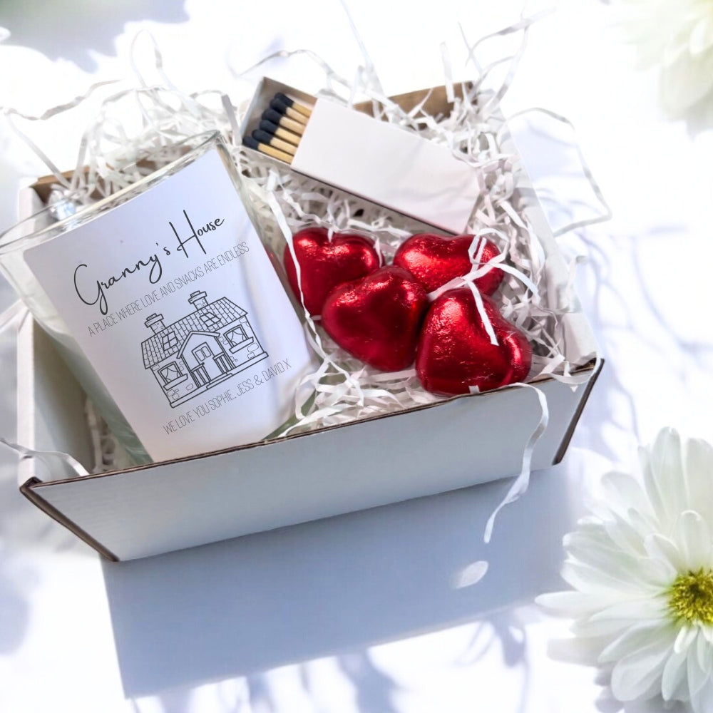 Personalised Granny's House Candle Gift Set | Grans, Nanas, Nons