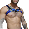 Breedwell Revolution Bulldog Harness Blue