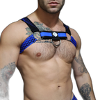 Breedwell Revolution Bulldog Harness Blue