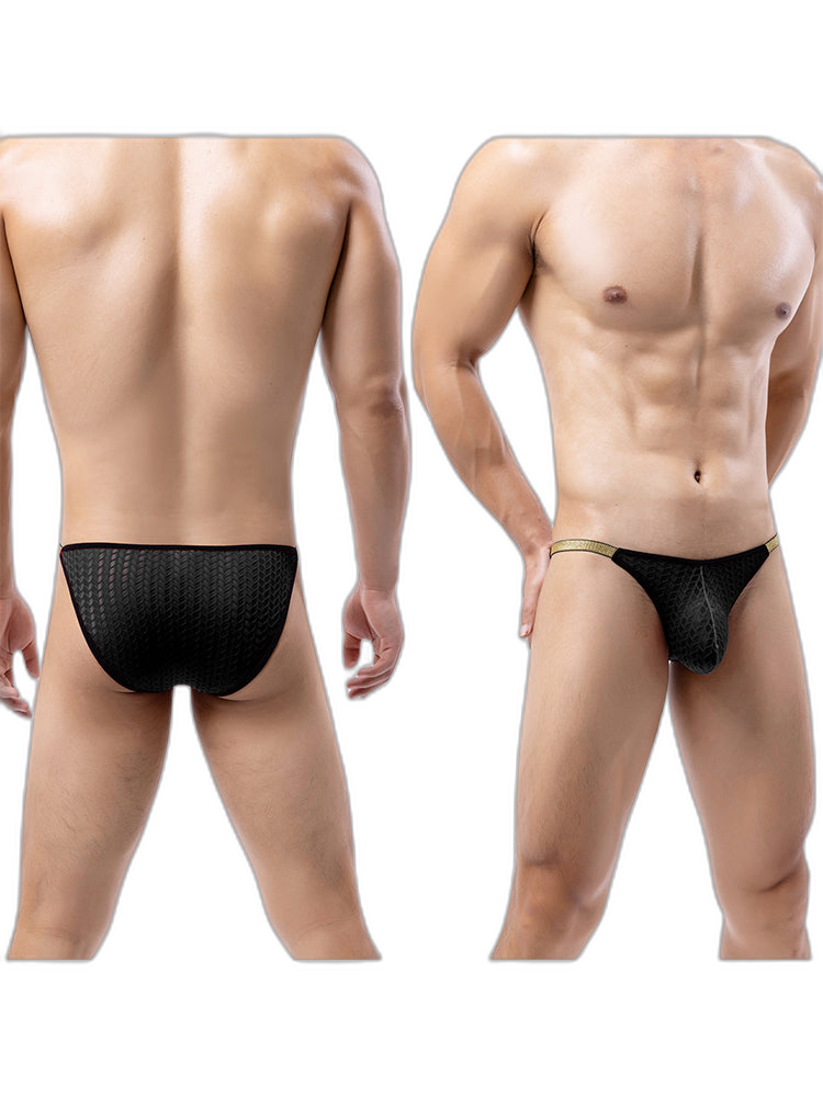 3 Pack Men's Sexy Low-Rise Hip-Lifting Briefs