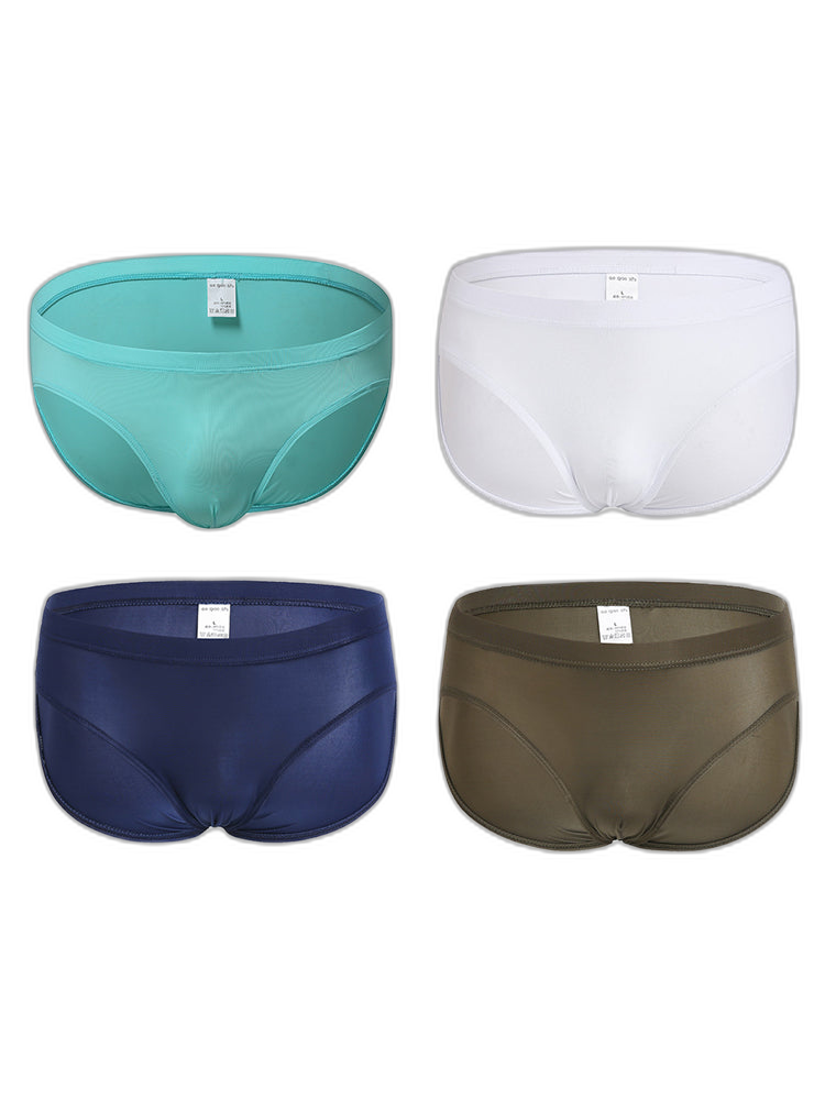 4 Pack Men’s Seamless Ultra-Thin Briefs