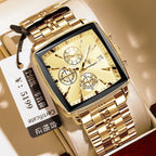 Square Men's Watch Multifunctional Business Quartz