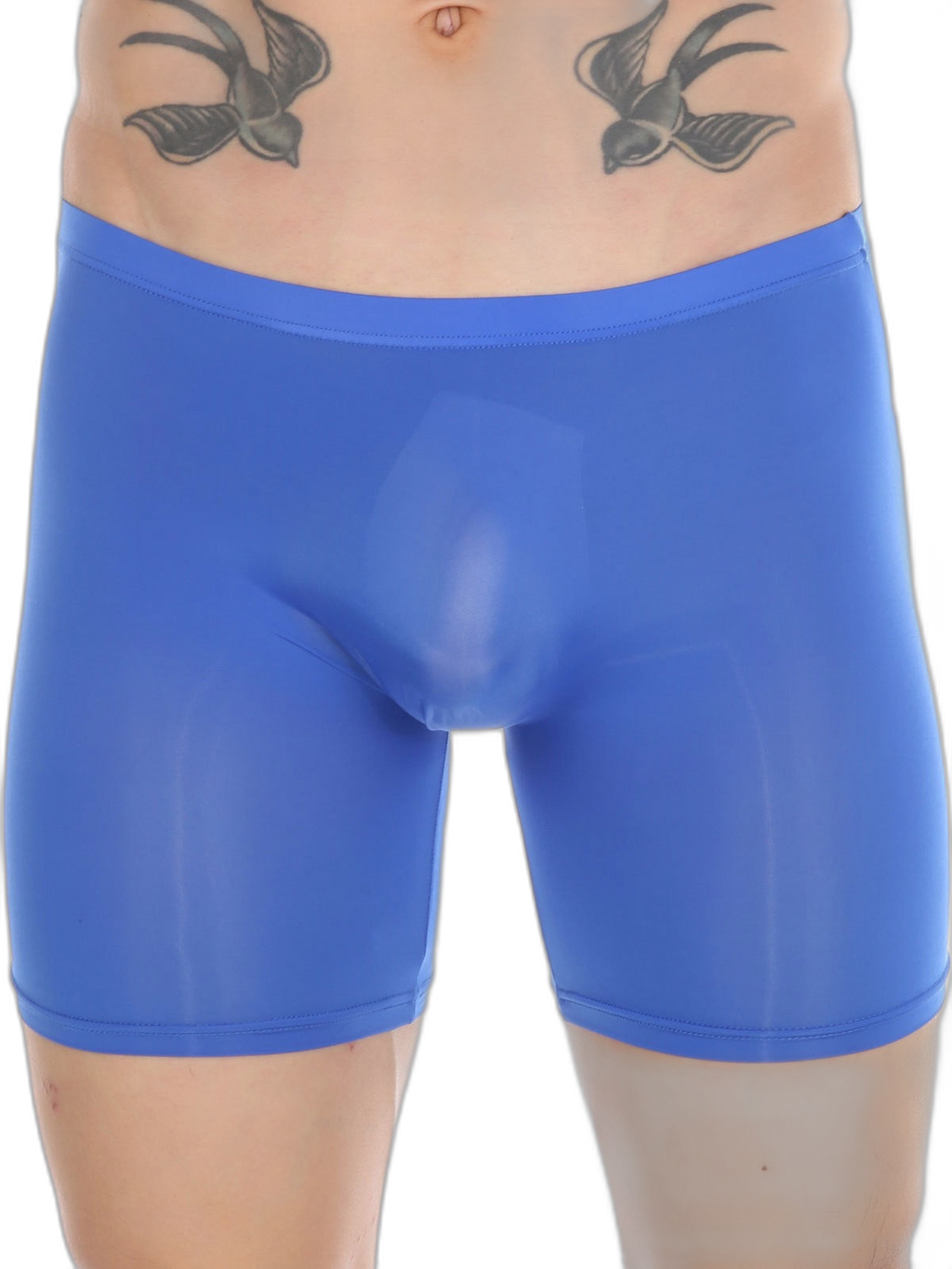 Men's Breathable Silky Seamless Boxer Briefs