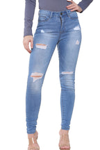 Enzo Womens Skinny Jeans Ladies Slim Fit Stretch New Denim Trouser Pants UK Size