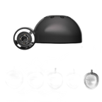 Nub Ultra-Light Chastity Cage with 5 Ring Sizes