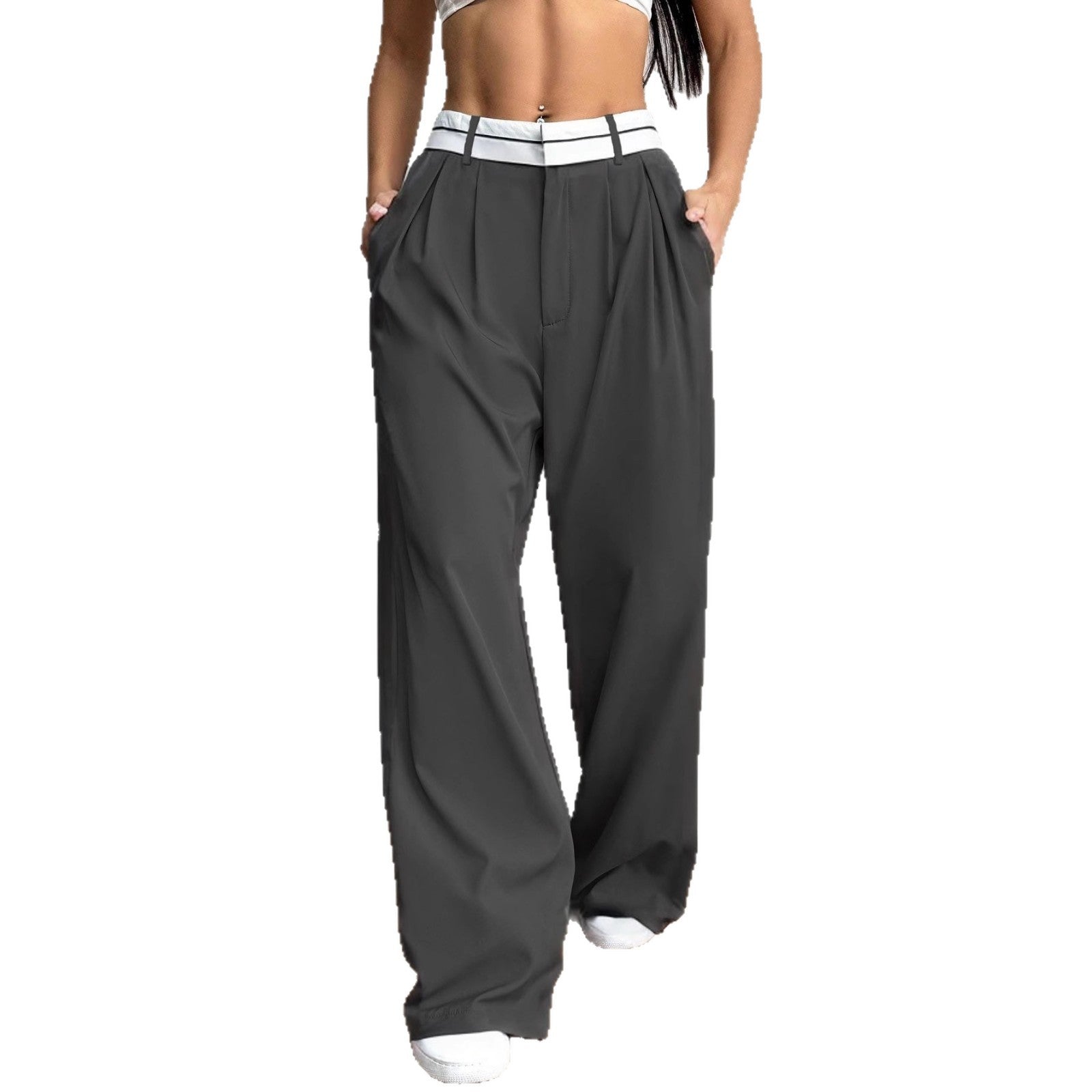 Suit Pants Loose-fit Pants Wide-leg Pantsbestsellers