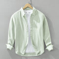 Men’s Linen Collar Shirt